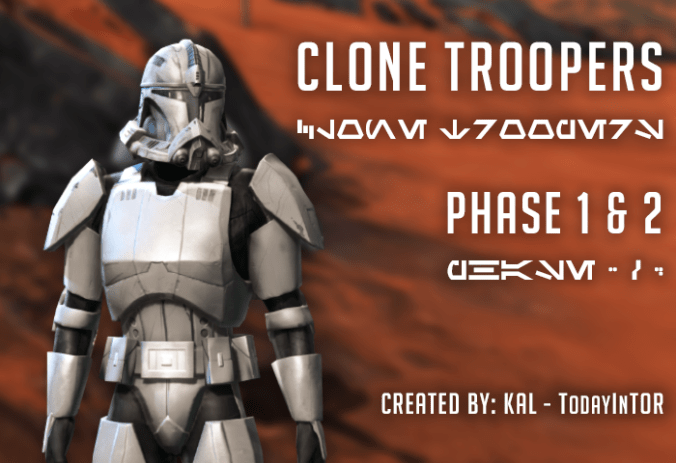 SWTOR Clone Trooper&nbsp;Outfit