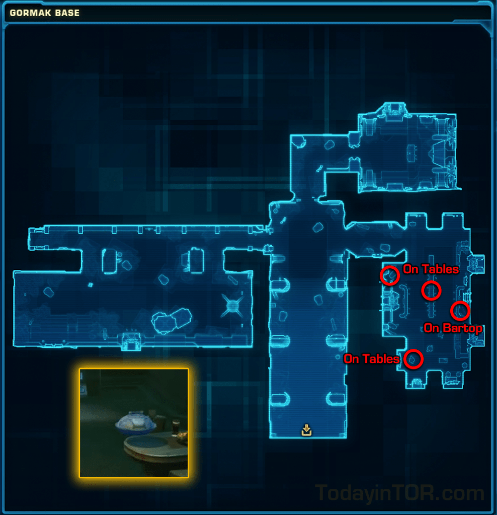 Abandoned To-Go Order Location Map