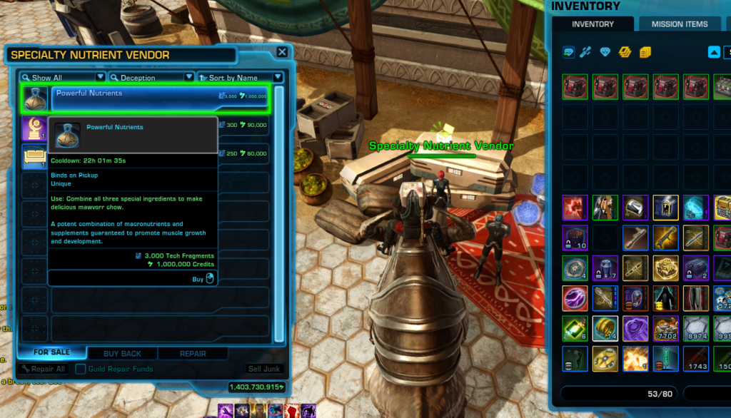 Can I really keep him swtor