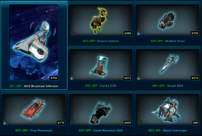 SWTOR 7.5b Cartel Market Items | Today in TOR