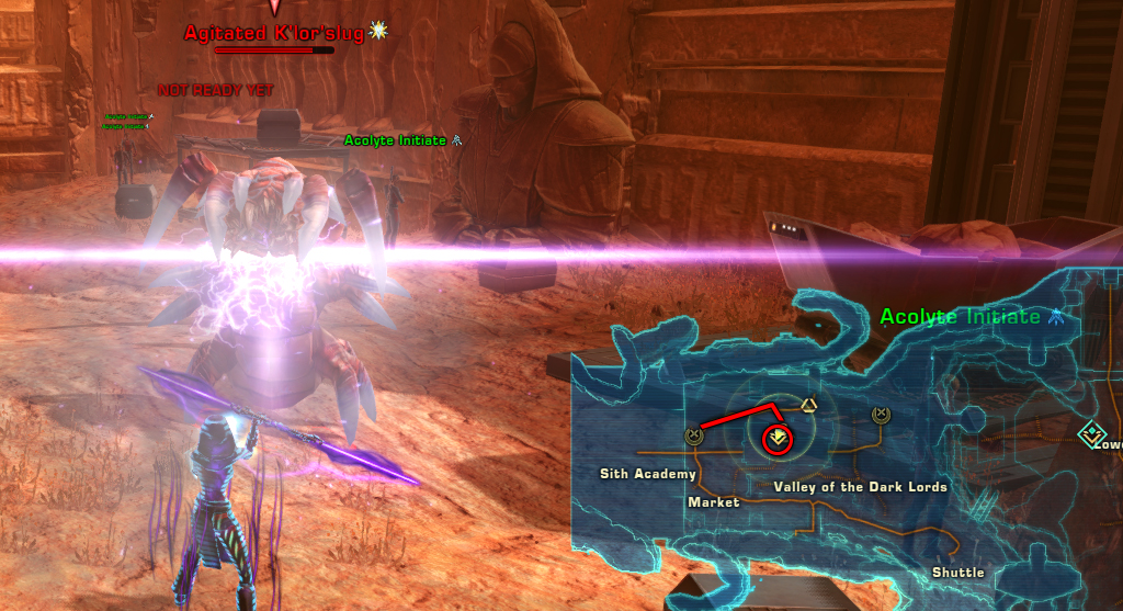 agitated klorslug dynamic encounter