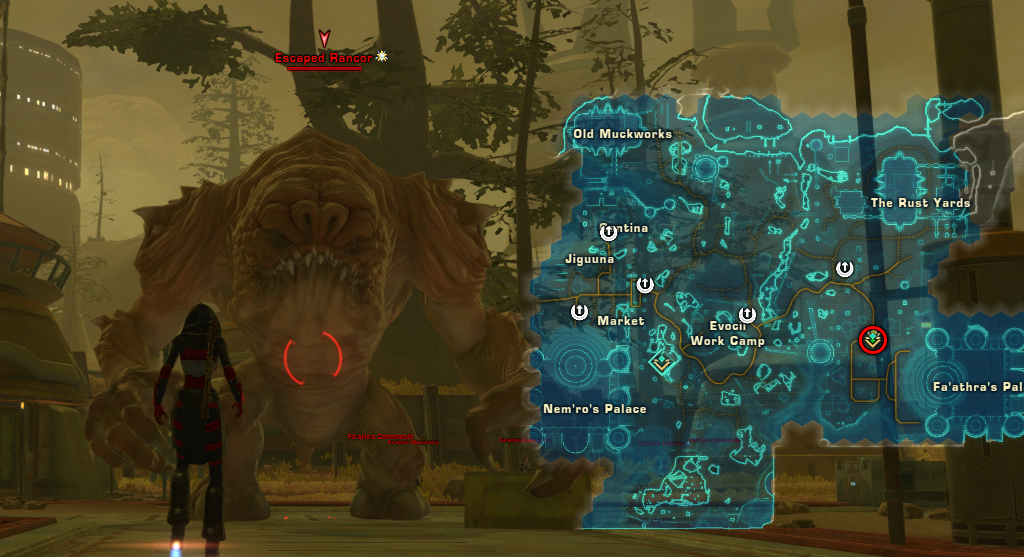 escaped rancor dynamic encounter