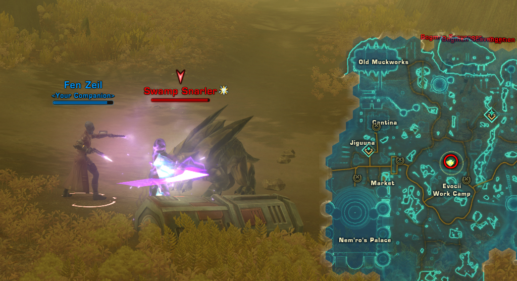 vicious swamp snarler dynamic encounter