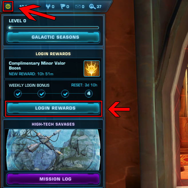 swtor subscriber login event