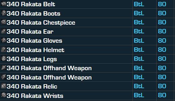 swtor rakata gear
