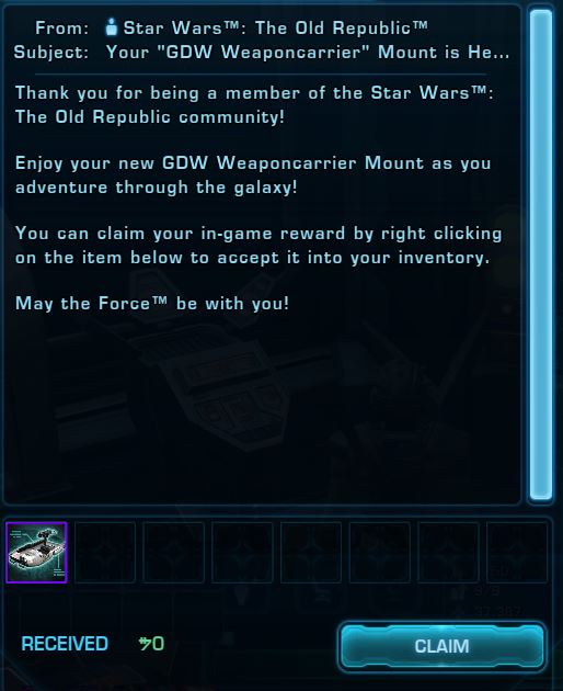 swtor gdw weaponcarrier