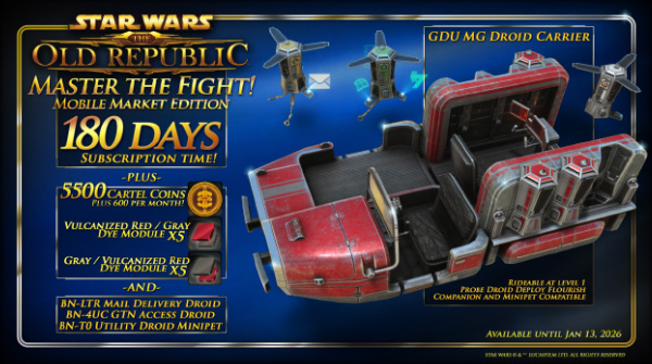 SWTOR Master the Fight: Mobile Market&nbsp;Bundle